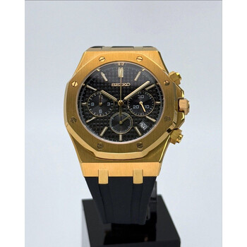 Custom Seiko Mod • Black Gold AP Quartz Chronograph • 42mm